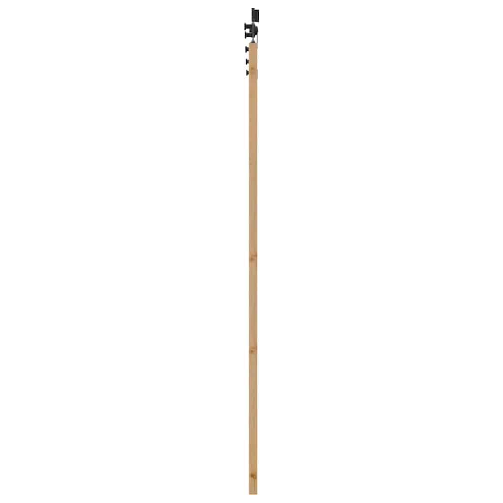 Drzwi przesuwne ORKDAL naturalne 93 x 202 cm lite drewno sosnowe i szkło z systemem przesuwnym, do wnętrz, nowoczesny minimalistyczny design, ciche przesuwanie, trwałe, idealne do jadalni i