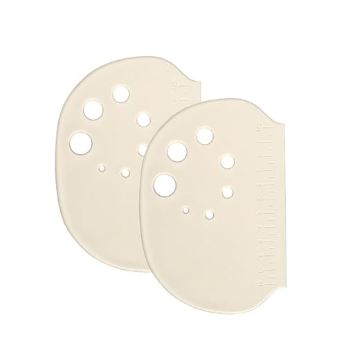 Juego de 2 espátulas de silicona – Tarjeta de masa, cortador de masa y espátula para moldear, raspar y porcionar pan, pizza y masa madre. Práctico accesorio para hornear.