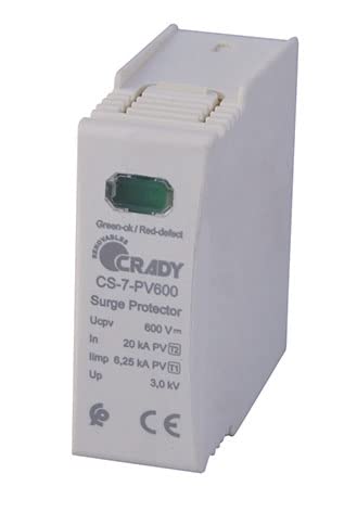 Cartouche type 1+2 CS-7-PV1500 0700201 1500VDC pour parafoudre