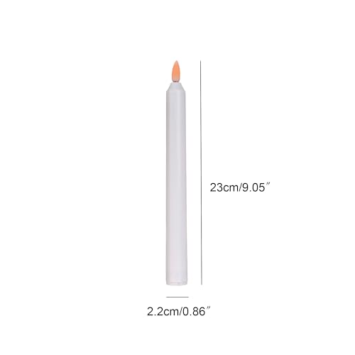 Image of 5pack H9 Flameless LED Taper Candles Flickering with Remote Control, max2500 Hours by 2AA Battery(not indlide),for Hallway, Room...