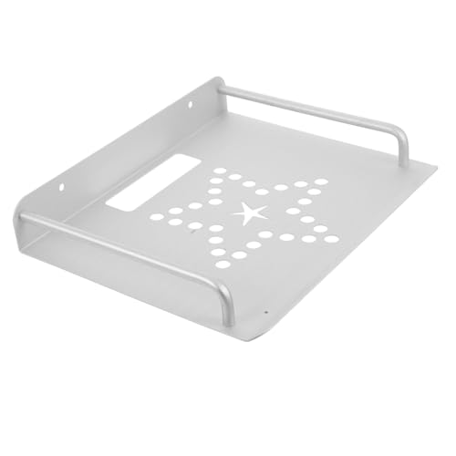 CIYODO Supporto da Parete in Alluminio per Videoproiettore e Router Montaggio Senza Attrezzi Design Compatto per Ottimizzazione Spazi in Uffici e Riunioni