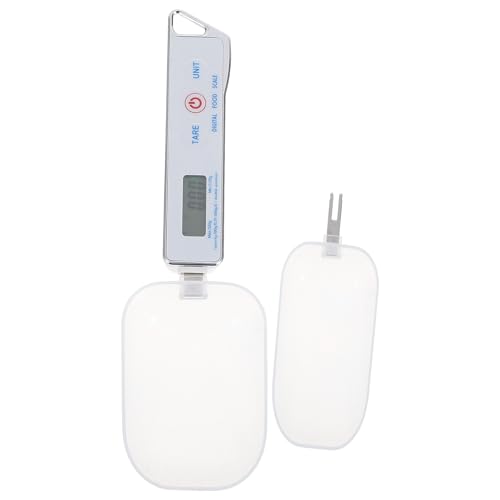 TOYANDONA Báscula Cuchara Digital Precisa con Cabezal Extraíble Función Tara y Conversión de Unidades para Cocina y Repostería