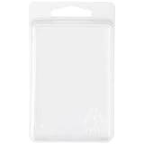 OVERALL DIMENSIONS: 4.375 x 2.6875 x 1.25 inches (height x width x depth) CAVITY DIMENSIONS: 3.38 x 2.38 x 1.25 inches (height x width x depth) MATERIAL: Made from 75% or more of post-consumer recycled PET material FEATURES: The container is equipped...