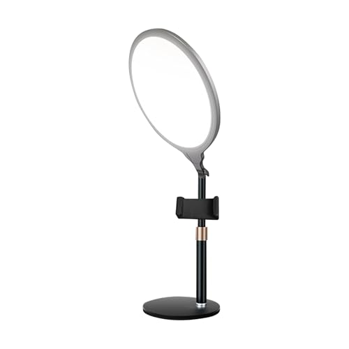 Lampe Annulaire de Bureau Contre les Ombres en Conférence Vidéo et Vlog