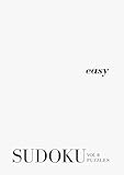  Easy Sudoku - The White Series: Pretty Minimal Travel Size Sudoku A5