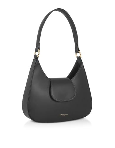 Obolo Shoulder Bag, Genuine Italian Calf Leather, 11 x 9.8 inches2