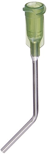 Aiguilles courbées de calibre 14 x 3,8 cm à 45° pour dosage et distribution de colle