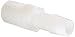 Eldon James A4-6HDPE High Density Polyethylene Adapter Fitting, 1/4-18 NPT to 3/8" Hose Barb (Pack of 10)