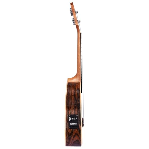 Image of Kadence Ukulele 24 inch inch Concert Size, Specially Crafted Exotic Wood Design, fluorocarbon strings Electric Acoustic Ukulele with EQ and Bag (KAD-UKSC-1013-N)