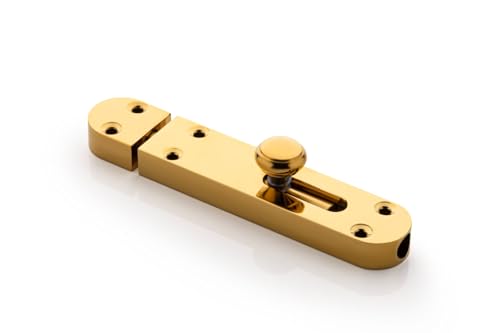 Image of 2 Piece Baby Latch for Bathroom /PVD Gold Latch Lock for Main Door /Door Lock Latch for Home /Bedroom /Office & Door Stopper (PVD Gold, Pack of 2)
