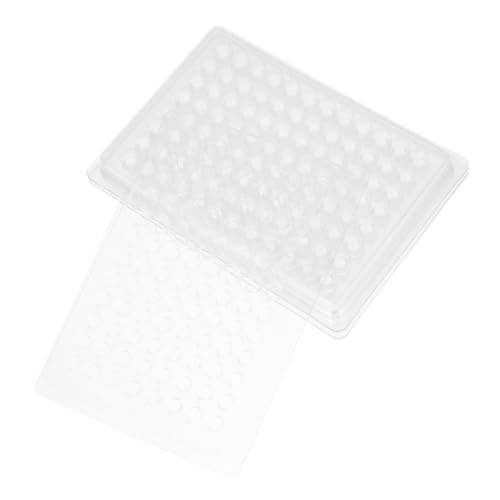GETAJGHSD 10pezzi Vassoio Per Colture Cellulari Da Laboratorio Design Pozzetti Materiale Plastico Robusto Per Accuratezza Sperimentale Vassoio Per Colture Tissutali Coperchio