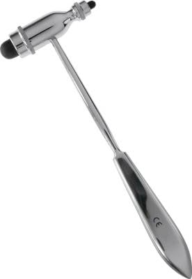 Reflexhammer nach Trömner m. Metallgriff mit individueller Gravur