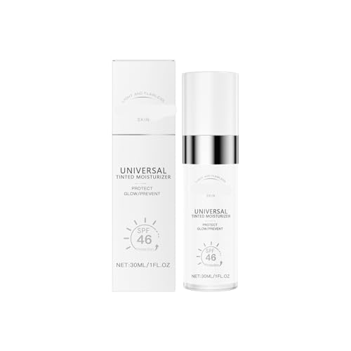 Crema Hidratante Con Color: Facial, Iluminadora Y Reparadora Vitamina E, Fijación De Hidratación Duradera Mejora La Textura Piel(2PCs)
