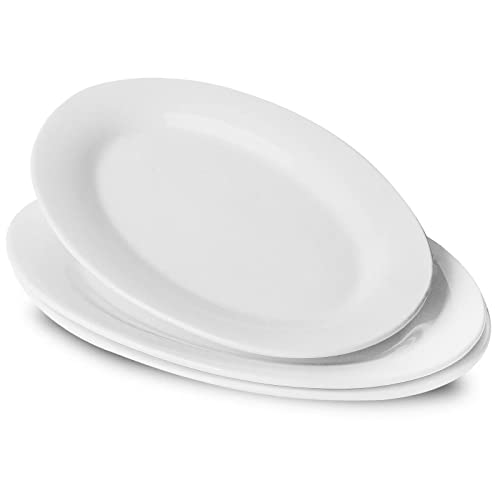 UIBFCWN Servierplatten Porzellan 3er Set, 30 X 20 cm Serviertablett...