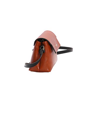 Bolsa Feminina Chenson Verniz Clássico Transversal Caramelo