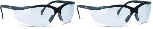 Image of Walker's Sport High-Grade Polycarbonate Lenses Half Frame Soft Rubber Nose Piece Adjustable Safety Shooting Glasses
