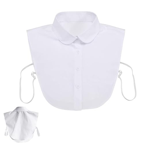 Hälfte Shirt Frauen Kragen,Frauen Kragen Abnehmbare Kragen Damen Hälfte Shirt Gefälschter Kragen Bluse Abnehmbare Kragen Halbe Hemd Falscher Kragen Bluse in Baumwolle für Büro Besprechungsräume Damen Hälfte Shirt Frauen Kragen,Frauen Kragen Abnehmbare Kragen Damen Hälfte Shirt Gefälschter Kragen Bluse Abnehmbare Kragen Halbe Hemd Falscher Kragen Bluse in Baumwolle für Büro Besprechungsräume Damen