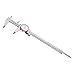 Dial Caliper Depth Rod Manual Measuring Clear Scales Silver for Industrial Use
