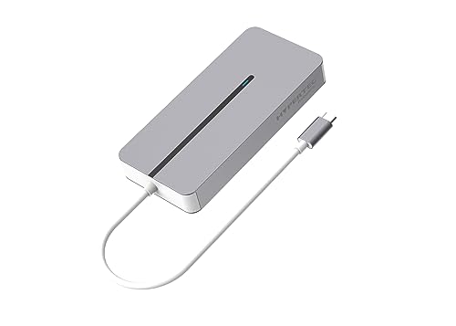 [Doppie porte video HDMI] Con le due porte HDMI, è possibile eseguire lo streaming o il mirroring dei contenuti su due display in 4K a 30 Hz o connettersi a un singolo dispositivo in uno straordinario 4K a 60Hz. Supera la restrizione che le apparecchiature MacBook M1 supportano solo il display singolo.