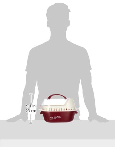 Karlie Transportbox Pet Shuttle L: 25 cm B: 19 cm H: 18 cm rot