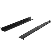 TECHTOO Shelf Rails 1U Adjustable Universal Rack Mount Server Shelves Rails 4-Post Full Depth Set...