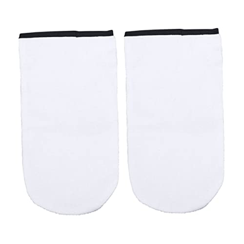 PartyKindom 1Pair Moisturizing Wax Mittens for Hand Therapy Insulated Cotton Gloves for Paraffin for Home and Salon