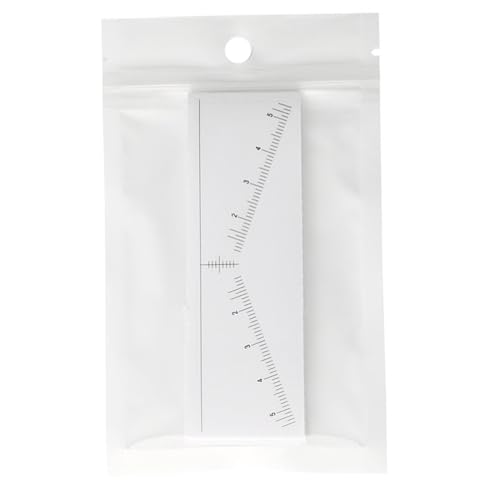 Shaper Shaper - Plantilla para cejas, 25 veces con sonar las cejas blancas Buddy Brow Tool, herramienta de medición, moldeador de ojos de mujer, mapeo de kit para SOP