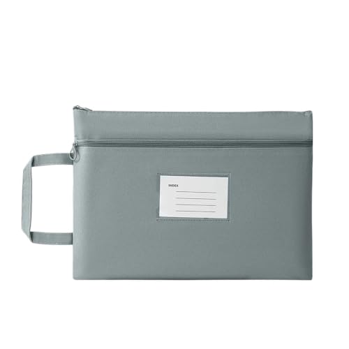 Organizador de archivos de gran capacidad doble capa impermeable bolsa de documentos Oxford 5 uds