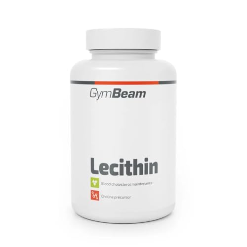 GymBeam Lecithin (Kapseln) - Natürliche Soja-Kapseln 1200 mg Lecithin pro Kapsel enthält Fettsäuren Glycerin Phosphorsäure und Cholin Sojalecithin mit Linolensäure und Ölsäure 120 caps