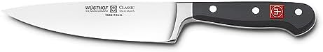 Wusthof 16 cm Cooks Knife, Black, steel
