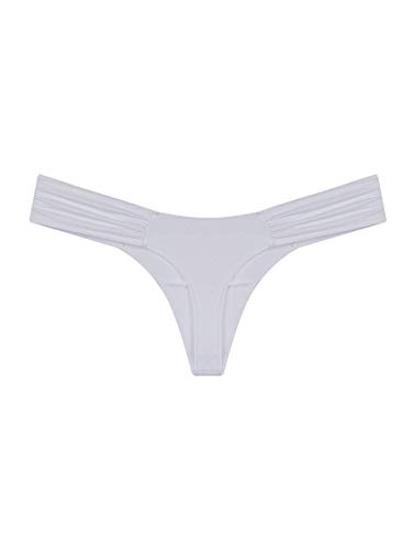 Calcinha Fio Dental Básico, Bonjour, Feminino, Branco, G