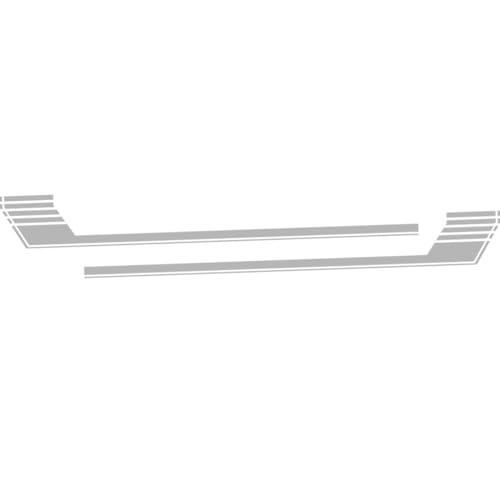 Vinyle de tour de ramassage style course pour personnaliser le pickup F-150 en week-end rando