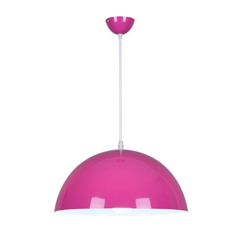 Suspension vert olive de 50cm en forme de bol pour îlot de cuisine style industriel