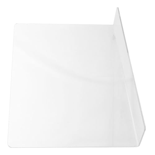 NAMOARLY Kitchen Sink Splash Guard Acrylic Splash Guard Splash Proof Plate Sink Water Splash Guard for Dish Washing (s 35x5x21cm)