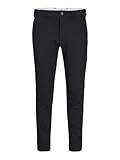 JACK & JONES Mens Jpstmarco Jjcooper Chino Noos Pants, Black/Detail: Solid., 34W / 32L UK