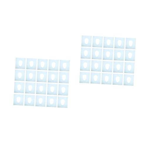 Cojín de inodoro desechable impermeable PRETYZOOM de 40 piezas para viaje 2