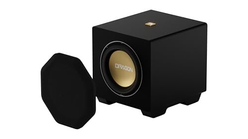 Image of Nakamichi Dragon 12 inch Modular Subwoofer Expansion (ONLY for use with Dragon Home Surround Sound System) w /Carbon Passive Radiator, As Low as 19Hz, Expandable Up to 4 Subs