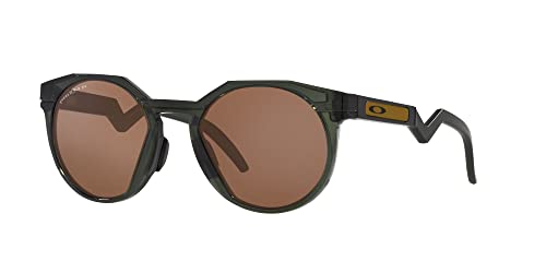 Image of Oakley Sunglasses for Men - OO9242 HSTN Low-Bridge, Round Sunglasses PRIZM Lenses