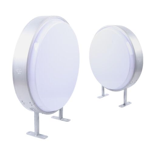 Caja de luz LED redonda de 20 pulgadas, doble cara, letrero luminoso, placa de luz redonda, proyección circular