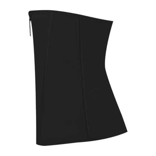 Ceinture d'entraînement de taille en néoprène réglable pour homme et femme noir