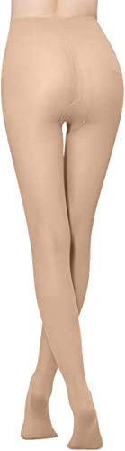 Image of MEILYLA 2 PCS Compression Pantyhose 20-30mmHg Tight Support Stockings Gradient Compression Closed Toe for Women Swelling Varicose Veins Edema XL