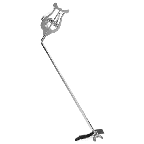 Alasum Trumpet Horn Marching Clamp-on Lyre Sheet Music Clip Saxophone Lyre Music Sheet Clip Sax Lyre Instrument Sheet Music Clamp Holder Accssories