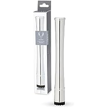Viski Stainless Steel Muddler, Essential Bar Tools & Accessories, Craft Cocktail Accessories, 7.8