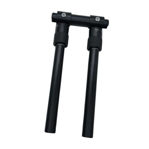 Oshhni アルミ合金製折りたたみ自転車ハンドルバー 軽量 クイックリリース 高性能 プロ仕様 交換用自転車アクセサリー ブラック, 長さ58cm