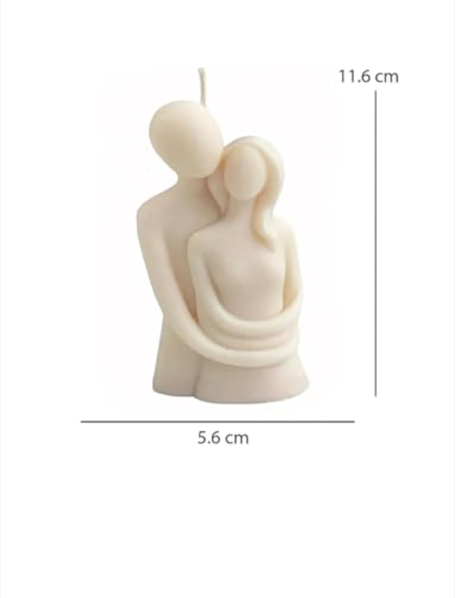 Couple Hugging Candle for Cake Decoration