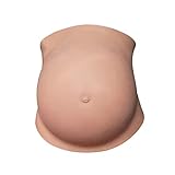 ★ Silicona de grado médico, antiadherente, ecológico, inodoro, duradero, flexible y fácil de usar. ¿Tiene la apariencia de un verdadero barriga embarazada, el pellato falso de silicona se mantendrá a su piel, sentirá que se ha convertido en uno con usted ...