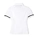 French Toast Little Girls' Toddler Short Sleeve Ribbon Bow Blouse, White, 2T