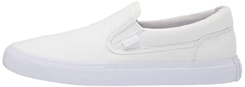 Dc Men's Manual Slip-On Skate Shoe, White, 10.5 #TOP7