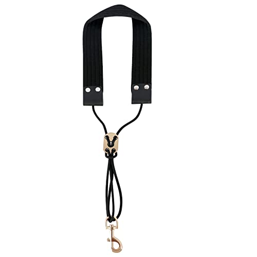 VANPHY Saxophone Neck Strap Cotton Fabric Saxophone Strap Closed Metal Hook With Rubber Ring Five...