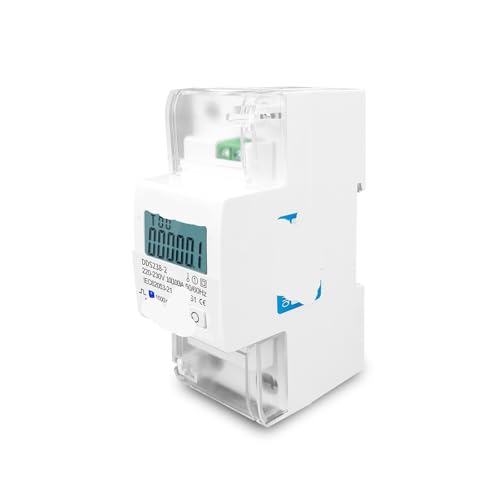 Compteur d'énergie monophasé 100A Din Rail pour mesure kwh bidirectionnel 230V - 4